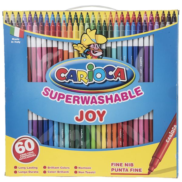 ماژیک رنگ آمیزی 60 رنگ کاریوکا مدل Joy