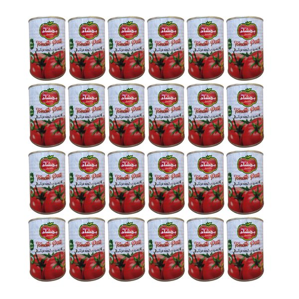 رب گوجه فرنگی بهشاد - 400 گرم بسته 24 عددی