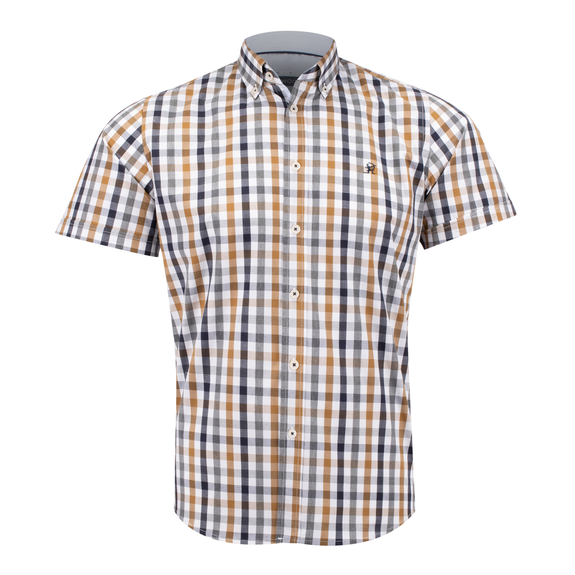 پیراهن آستین کوتاه مردانه سیاوود مدل 2120202 - C-S-BROW