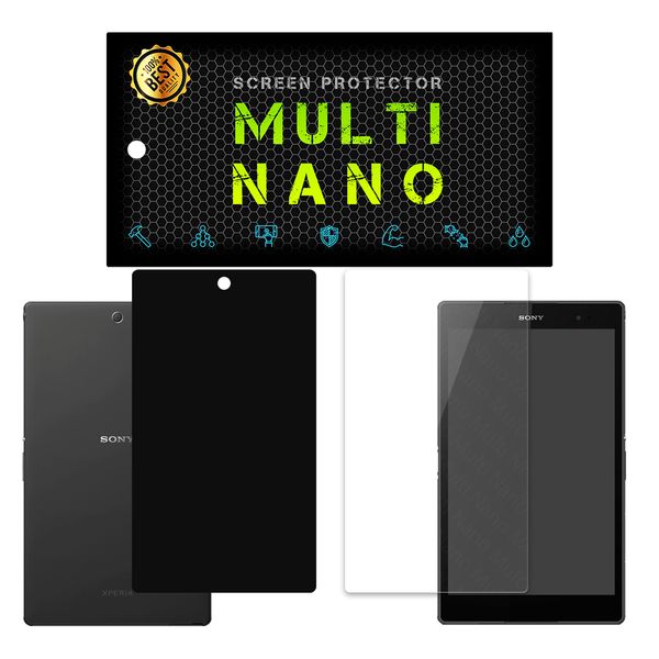 برچسب پوششی مولتی نانو مدل X-F1M-S مناسب برای تبلت سونی Xperia Z3 Tablet Compact 2014 به همراه محافظ صفحه نمایش