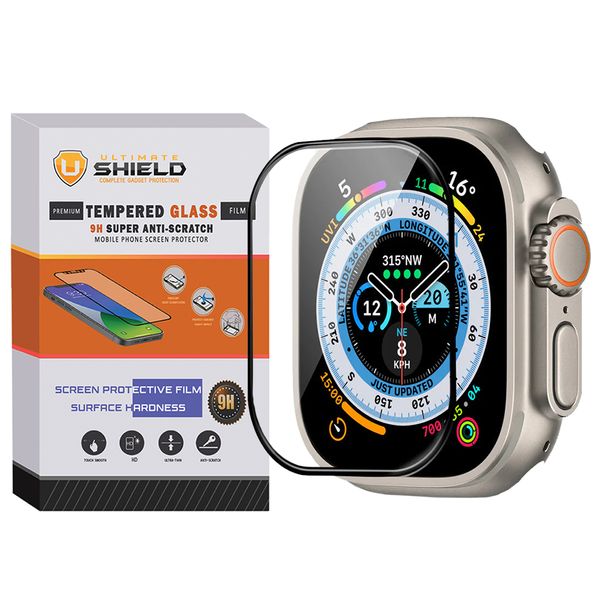محافظ صفحه نمایش شیشه‌ای آلتیمیت شیلد مدل SH-FULL-UL مناسب برای ساعت هوشمند ویرفیت X8 Ultra