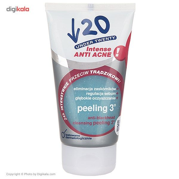ژل پاک کننده آرایش آندر 20 مدل Intense Anti Acne حجم 150 میلی لیتر