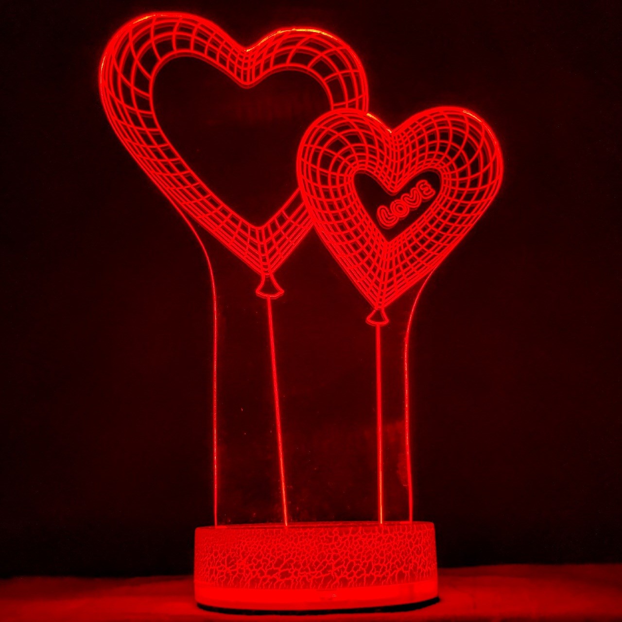 چراغ خواب سه بعدی زیما مدل قلب