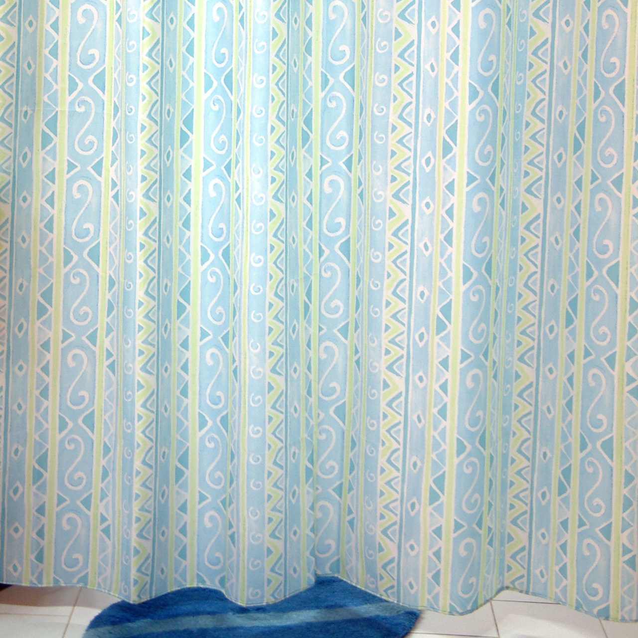 پرده حمام فرش مریم مدل Egypt - سایز 180 × 180 سانتی متر
