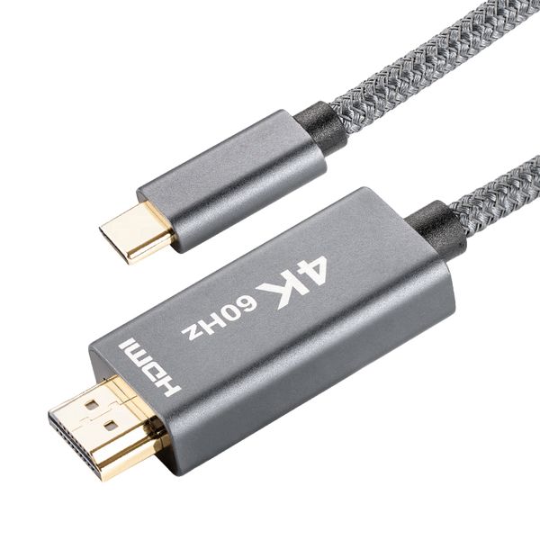 کابل تبدیل USB-C به HDMI یو اِل‌ تی یونیت مدل 4K طول 2 متر