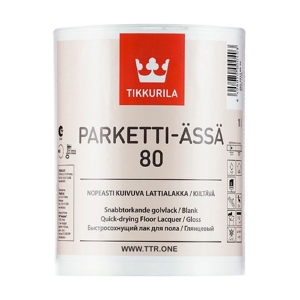 لاک تیکوریلا مدل Parketti Assa 80 حجم 1 لیتر