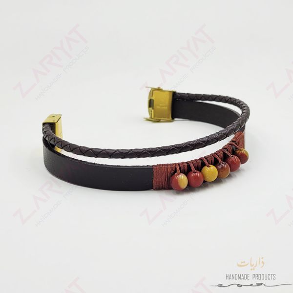 دستبند مردانه ذاریات مدل موکائیت کد ZMJM596