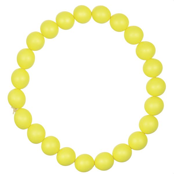 دستبند مهره‌ای الیور وبر مدل Pearl Combi Neon Yellow 31010 Yel