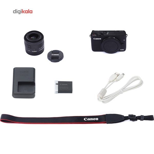 دوربین دیجیتال بدون آینه کانن مدل EOS M10 به همراه لنز 45- 15 میلی متر