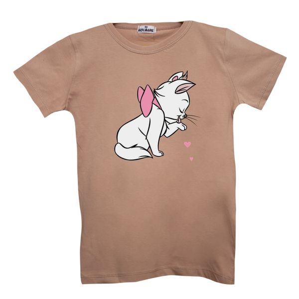 تی شرت بچگانه مدل گربه اشرافی کد 3