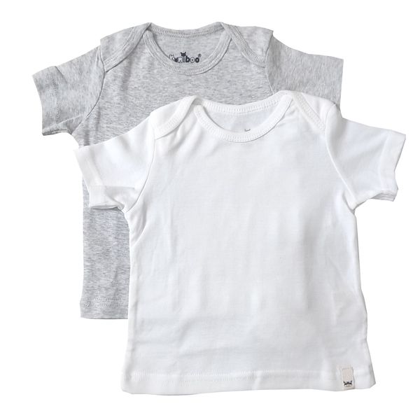تی شرت آستین کوتاه نوزادی کونیبو مدل A00 مجموعه 2 عددی