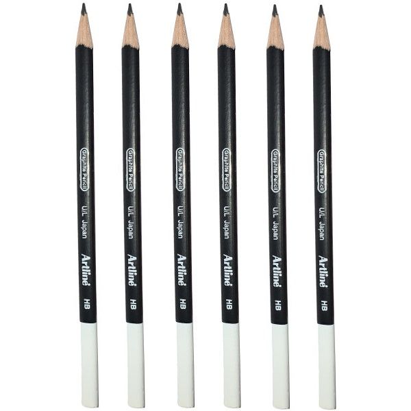 مداد آرت لاین مدل Graphite Pencil بسته 6 عددی