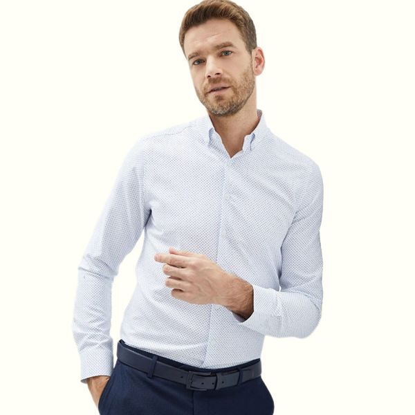 پیراهن آستین بلند مردانه ال سی وایکیکی مدل W1KP24Z8