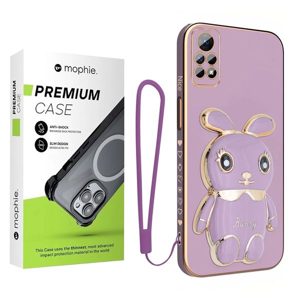 کاور موفی مدل Nice Bunny Strap مناسب برای گوشی موبایل شیائومی Redmi Note 12 Pro 4G به همراه بند