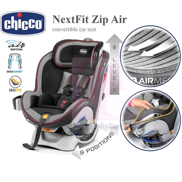 صندلی خودرو کودک چیکو مدل nextfit zip air 