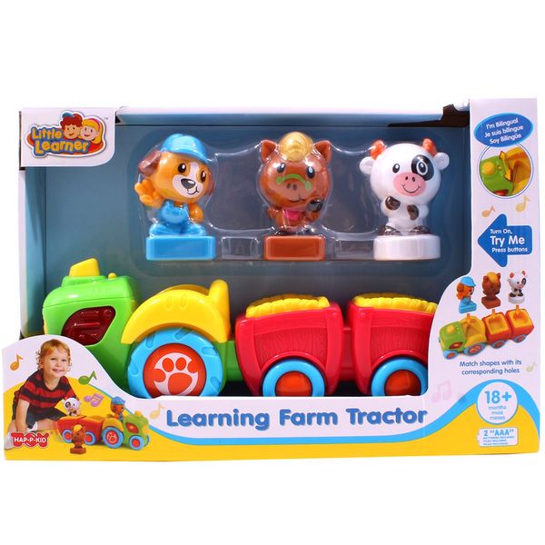 بازی آموزشی هپی کید مدل Learning Farm Tractor 4259