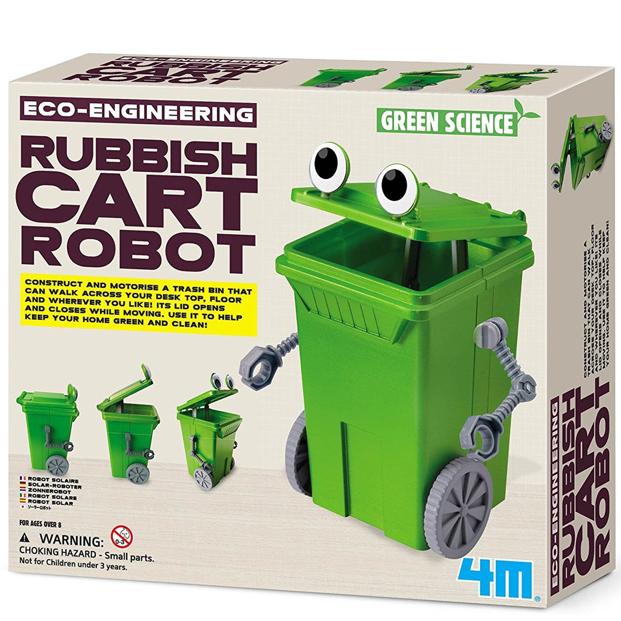 بازی آموزشی 4ام مدل Rubbish Cart Robot