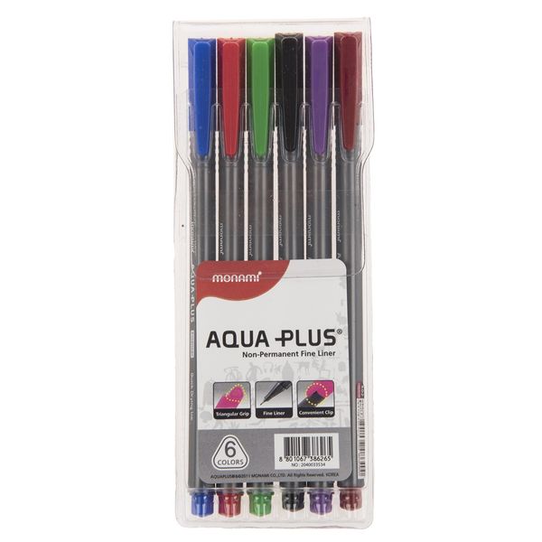 روان نویس 6 رنگ مونامی مدل Aqua-Plus