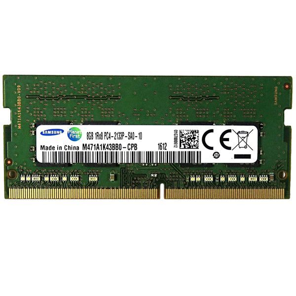 رم لپ تاپ DDR4 تک کاناله 2133 مگاهرتز CL10 سامسونگ مدل M471A1k43bb0  ظرفیت 8 گیگابایت