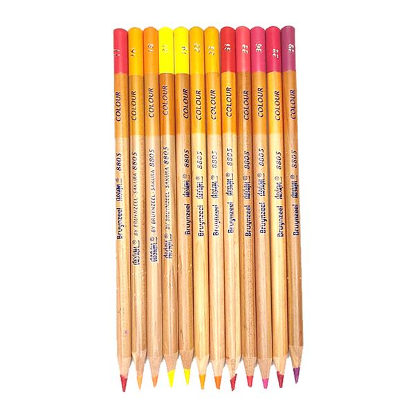 مداد رنگی 12 رنگ برونزیل کد 17
