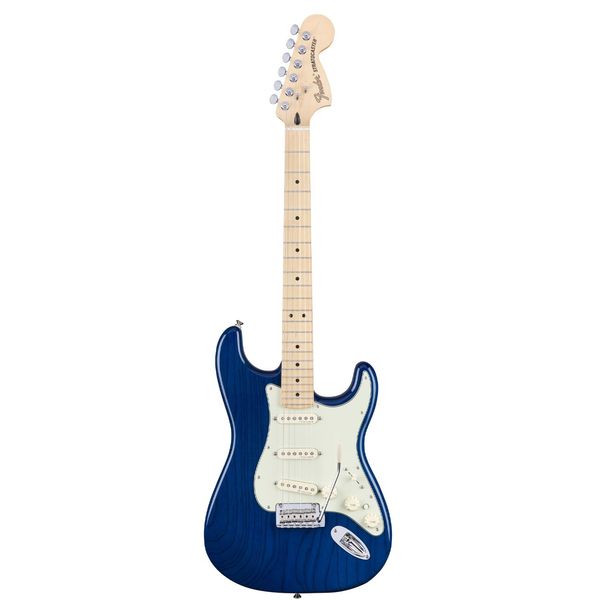 گیتار الکتریک فندر مدل Deluxe Stratocaster Sapphire Blue Transparent with Maple Fingerboard