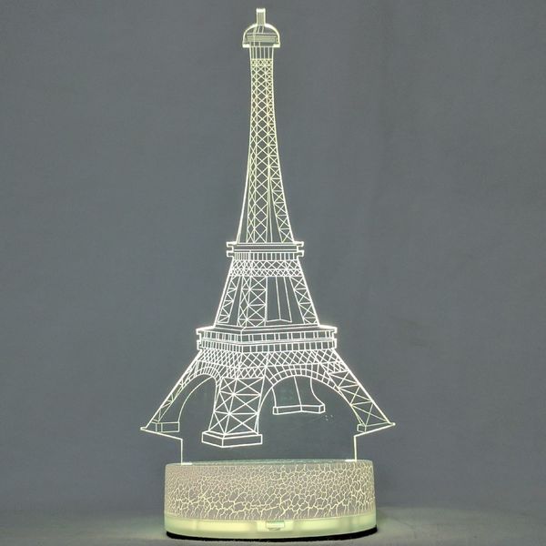 چراغ خواب سه بعدی زیما مدل Eiffel Tower
