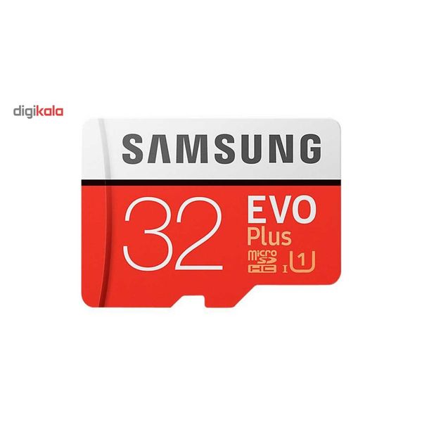 کارت حافظه microSDHC  مدل Evo Plus کلاس 10 استاندارد UHS-I U1 سرعت 95MBps همراه با آداپتور SD ظرفیت 32 گیگابایت