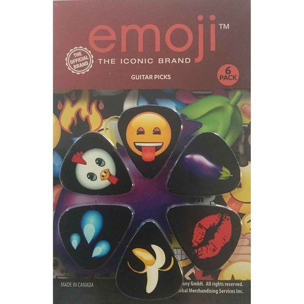 پیک گیتار پریس مدل Emoji بسته‌ 6 عددی