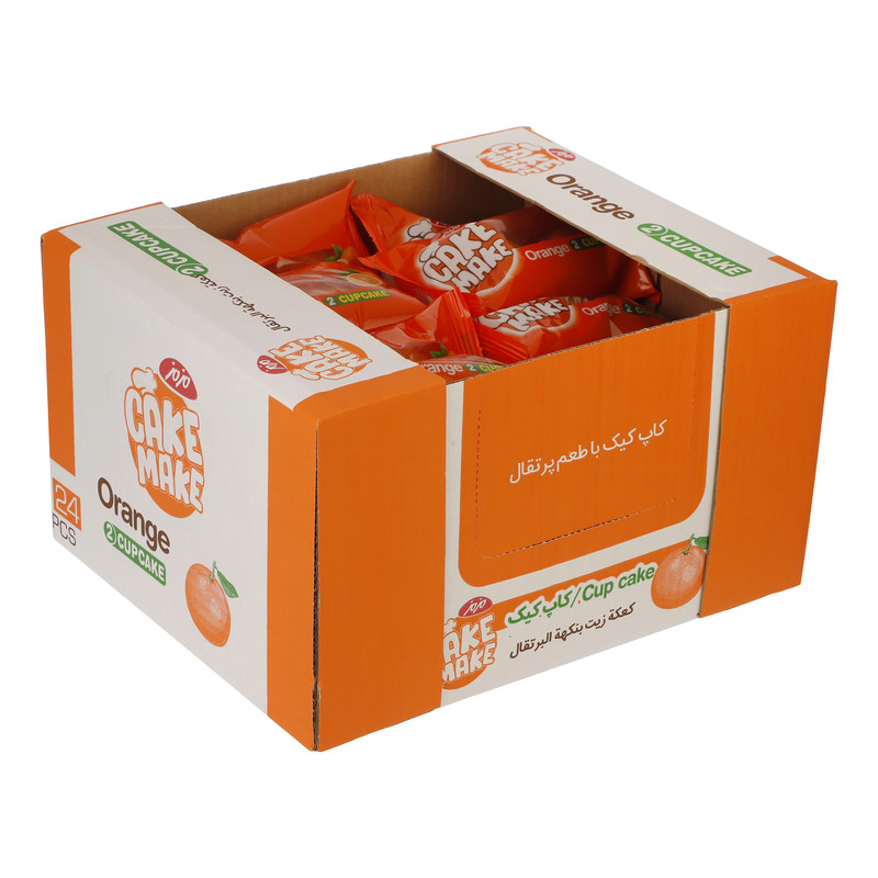 کیک پرتقالی مزمز - 50 گرم بسته 24 عددی