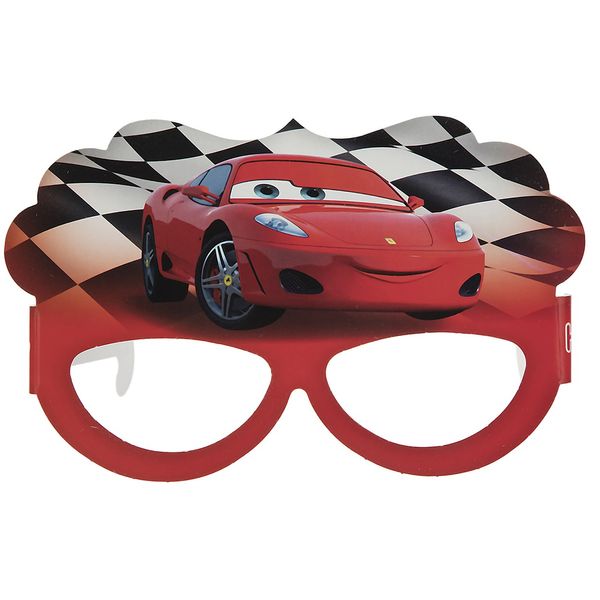 عینک تولد مدل Cars بسته 6 عددی
