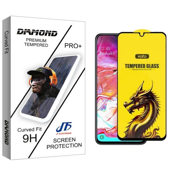 محافظ صفحه نمایش جی اف مدل Diamond Y-Horo مناسب برای گوشی موبایل سامسونگ Galaxy A70