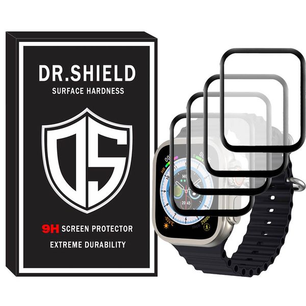 محافظ صفحه نمایش دکتر شیلد مدل DR-PM مناسب برای اپل واچ سری 8 Ultra 49mm بسته چهار عددی