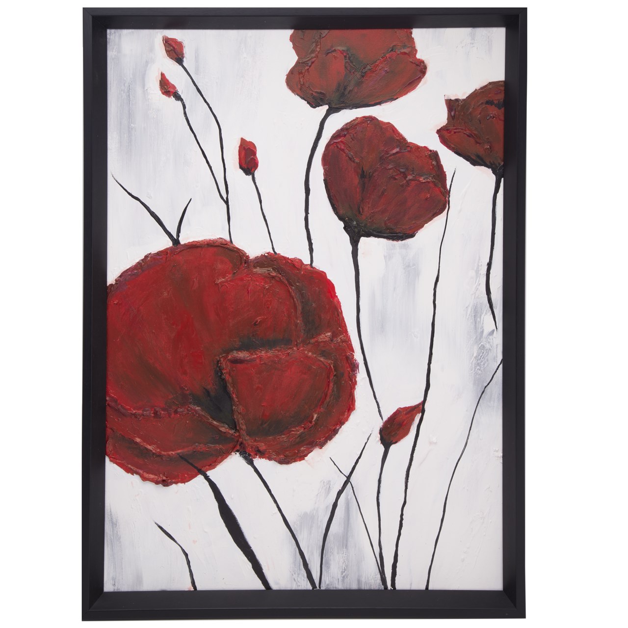 تابلو نقاشی گالری سی پرشیا طرح گل های برجسته کد 201316