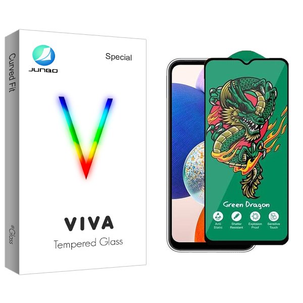 محافظ صفحه نمایش جانبو مدل Viva Green_Dragon مناسب برای گوشی موبایل سامسونگ Galaxy A14