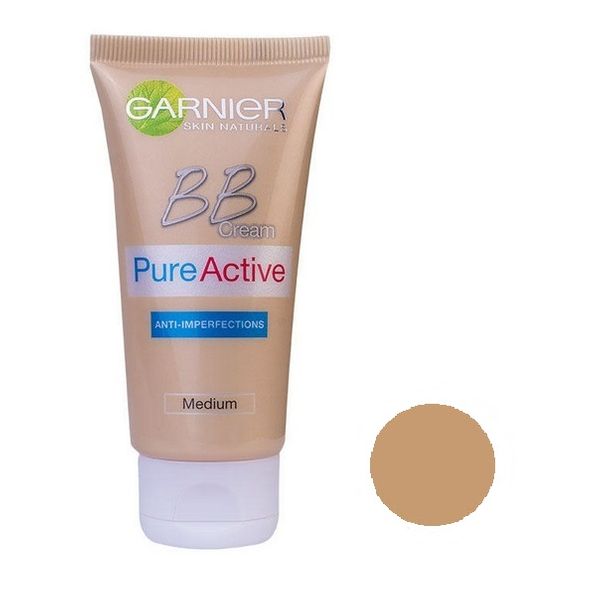 کرم پودر BB گارنیه مدل Pure Active شماره 2 حجم 50 میلی لیتر