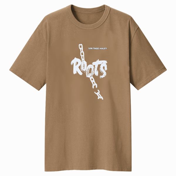 تی شرت لانگ مردانه مدل R1 رنگ نسکافه‌ای