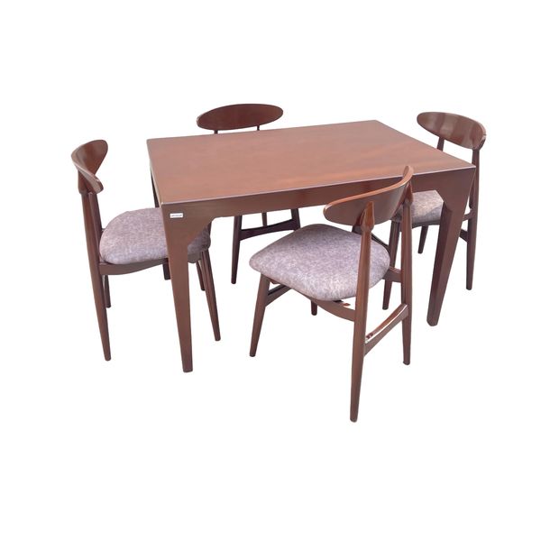 میز و صندلی ناهارخوری 4 نفره گالری چوب آشنایی مدل 863