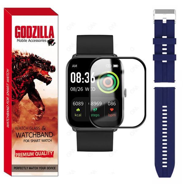 محافظ صفحه نمایش گودزیلا مدل GS-ARM مناسب برای ساعت هوشمند ایمیلب W01 به همراه بند