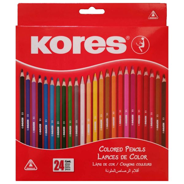 مداد رنگی 24 رنگ کورس کد 01