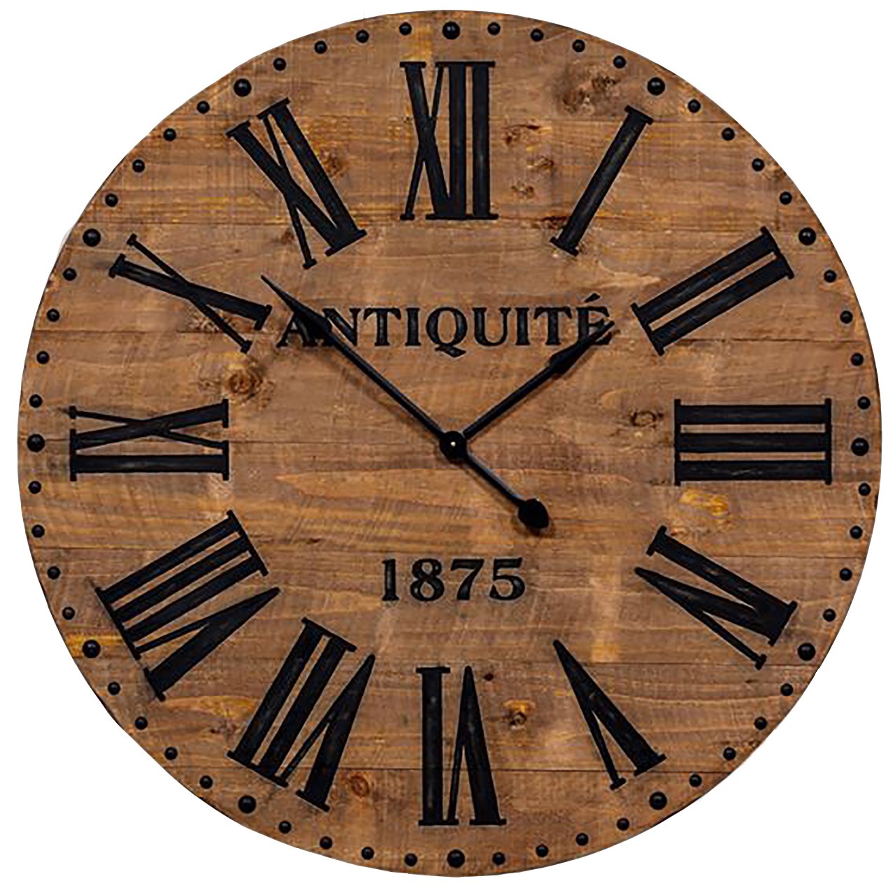 ساعت دیواری مک گوان رادرفورد مدل Antiqued Large Wooden