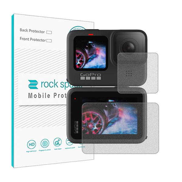 محافظ صفحه نمایش دوربین مات راک اسپیس مدل HyMTT مناسب برای دوربین عکاسی گو پرو hero9 black