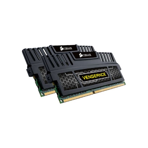 رم دسکتاپ DDR3 دو کاناله 1600 مگاهرتز CL10 کورسیر مدل BLACK-Vengeance ظرفیت 16 گیگابایت