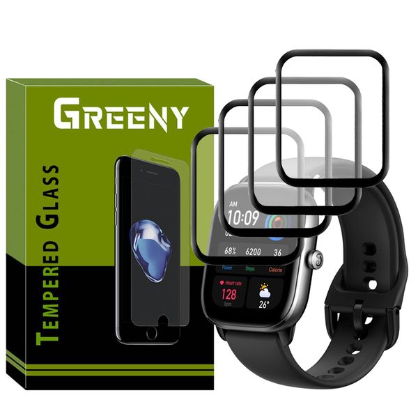 محافظ صفحه نمایش گرینی مدل GR-PM مناسب برای ساعت هوشمند امیزفیت GTS 4 بسته چهار عددی
