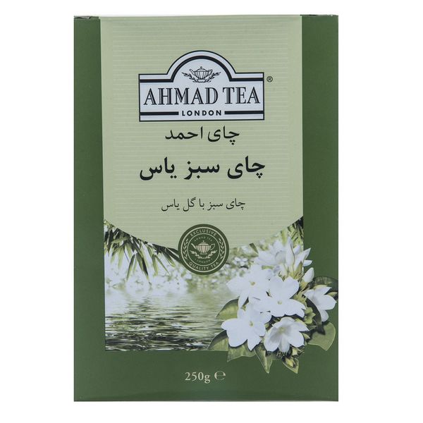 چای سبز احمد با عطر یاس بسته 250 گرمی