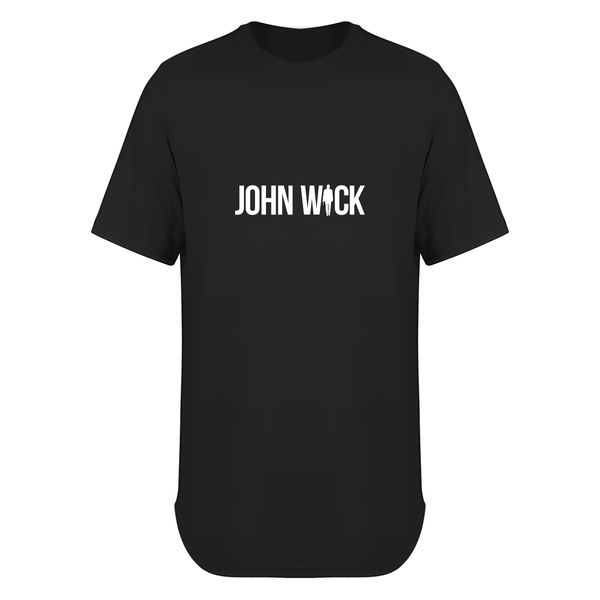 تی شرت لانگ مردانه مدل  نوشته John Wick کد M005