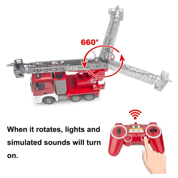ماشین بازی کنترلی دبل ای مدل آتش نشانی کد E517-003