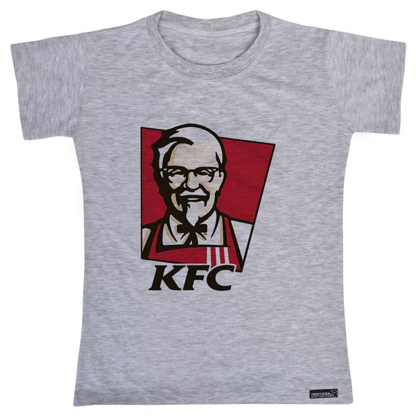 تی شرت آستین کوتاه دخترانه 27 مدل KFC کد MH783