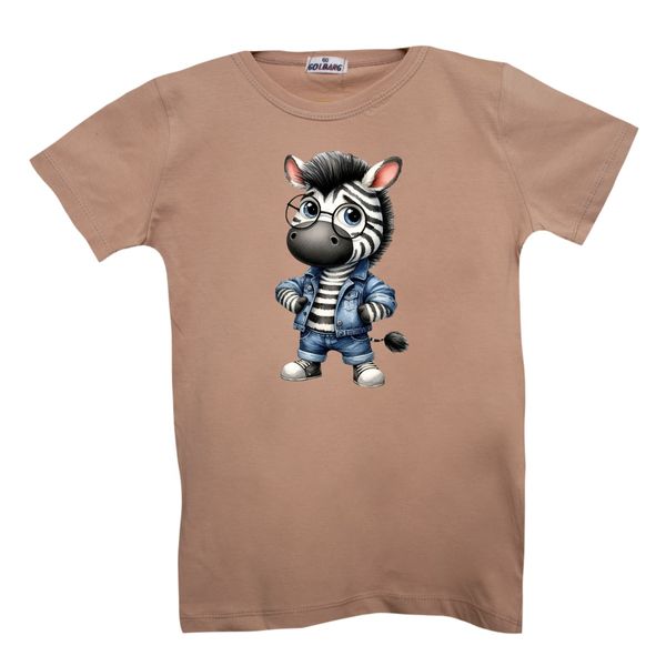 تی شرت بچگانه مدل گورخر کد 1