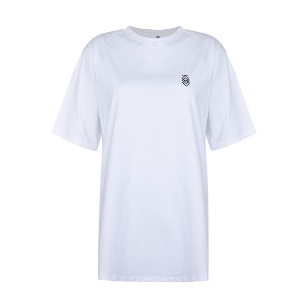 تی شرت آستین کوتاه زنانه پپا مدل Basic رنگ سفید