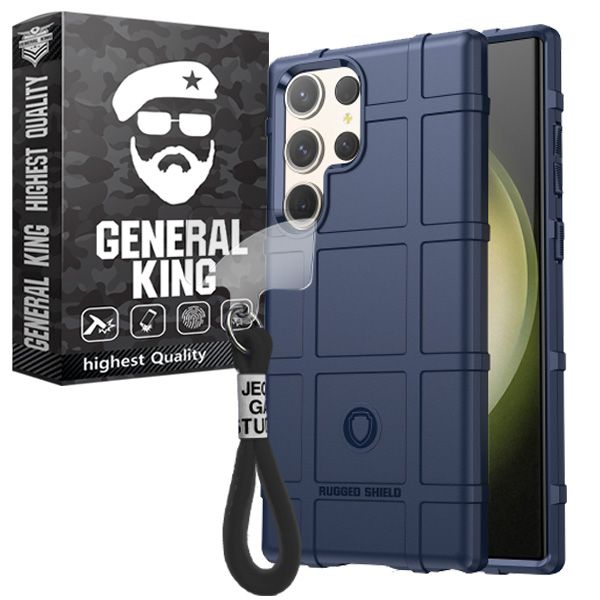 کاور ژنرال کینگ مدل B-NO21 مناسب برای گوشی موبایل سامسونگ Galaxy S23 Ultra به همراه بند آویز